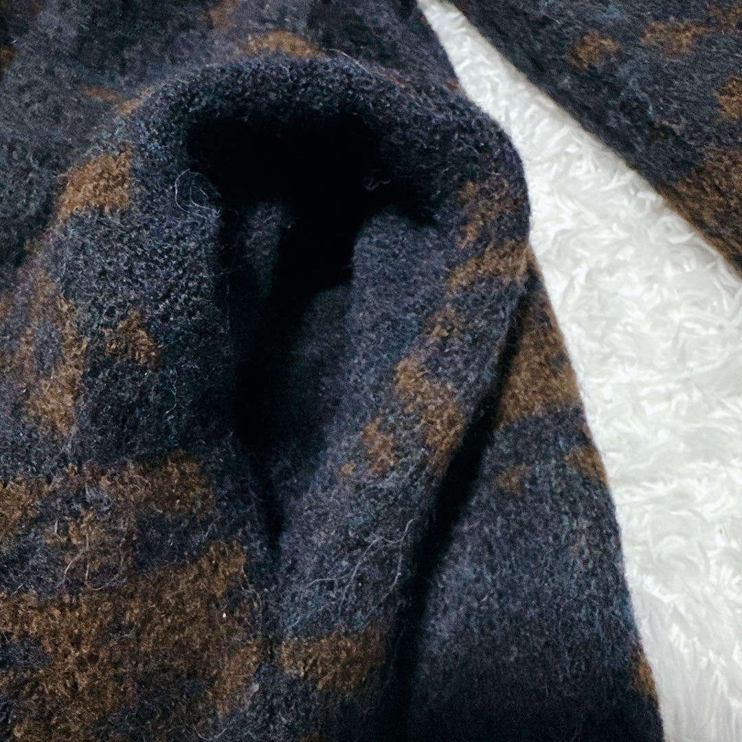 PENDLETON ジャカード Vネックカーディガン アルパカ混