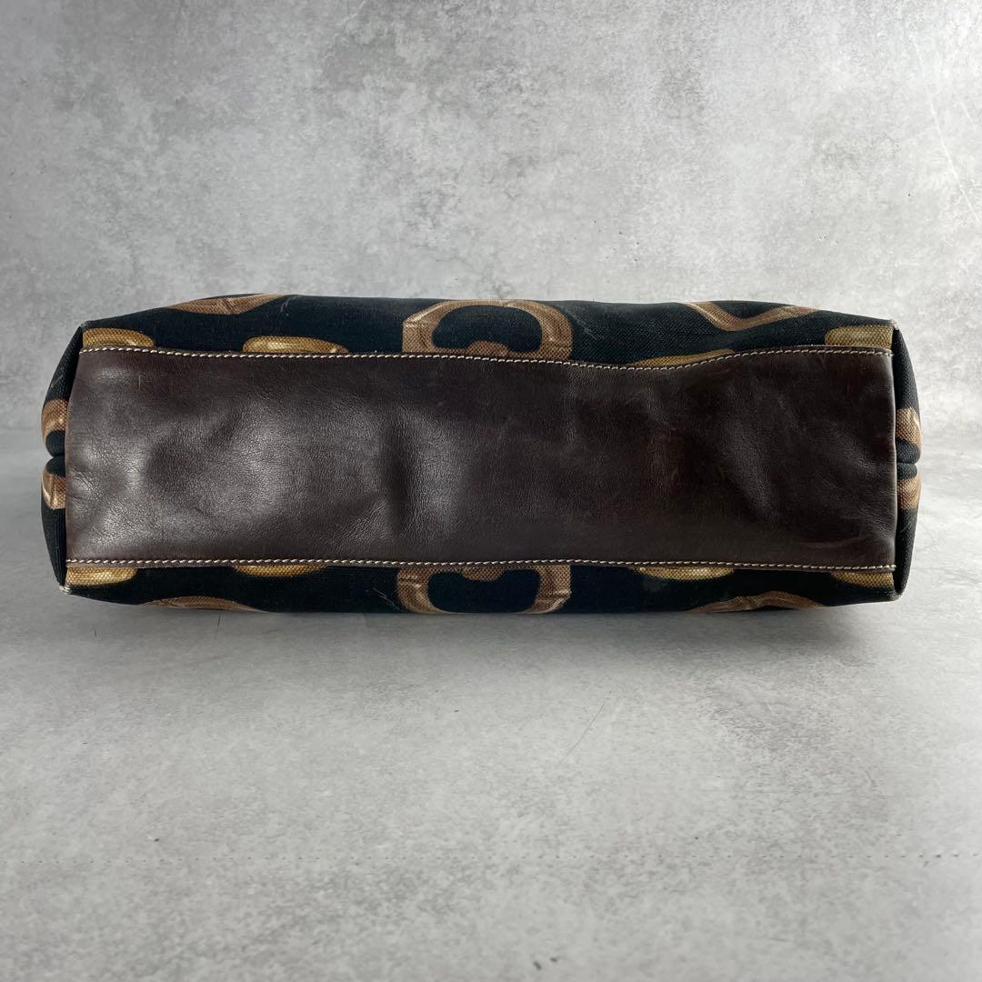 入手困難✨ グッチ トムフォード期 トートバッグ ホースビット柄 キャンバス 黒