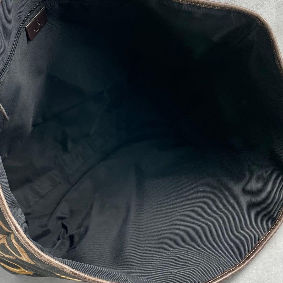 入手困難✨ グッチ トムフォード期 トートバッグ ホースビット柄 キャンバス 黒