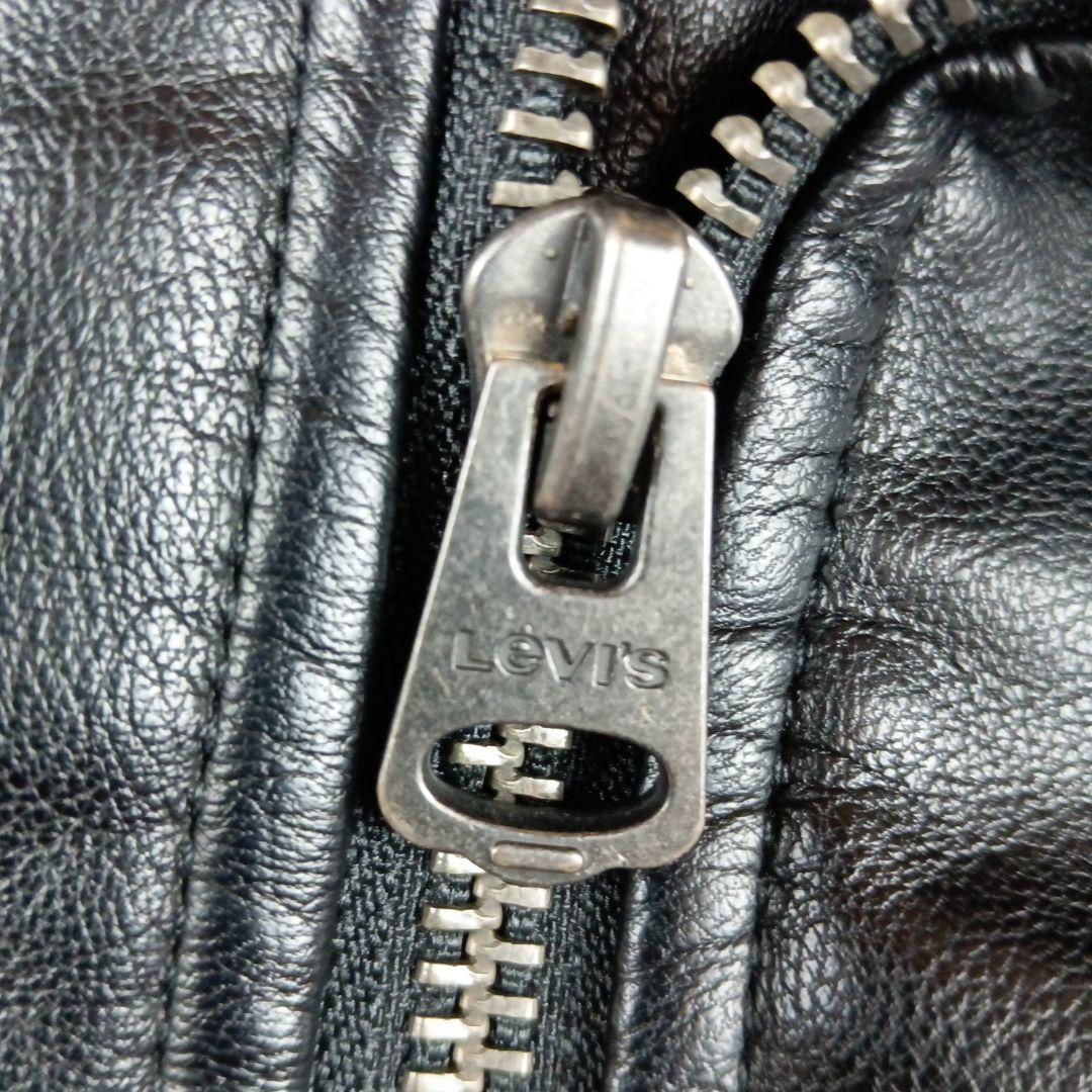 リーバイス レザージャケット A-2 フライトジャケット フェイクレザー 黒 S