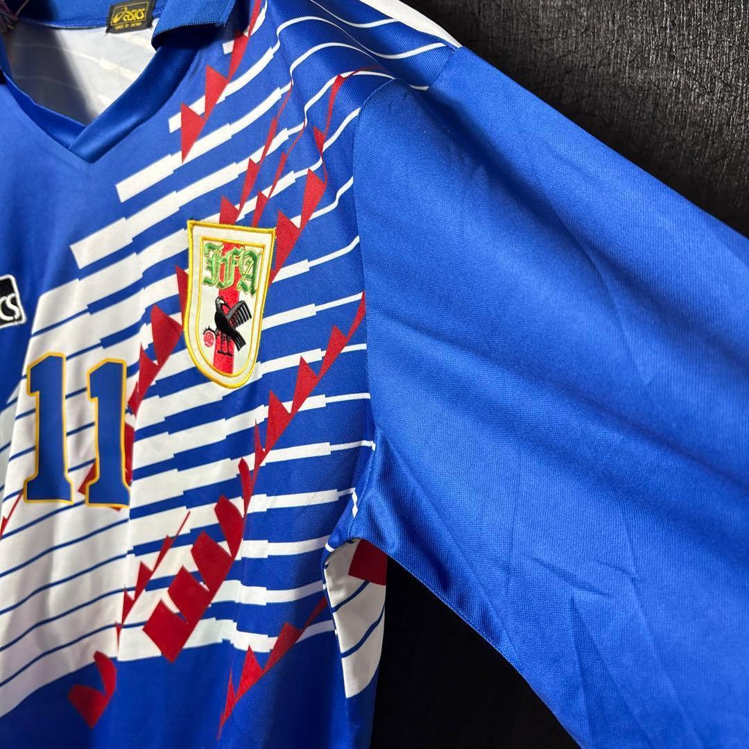 b*9様 【★三浦知良】 古着 サッカー 代表 94 ユニフォーム 11番 ★ド