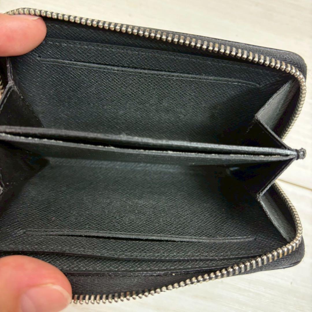 ルイヴィトン タイガ ジッピーパース ブラック ケース メンズ 本革