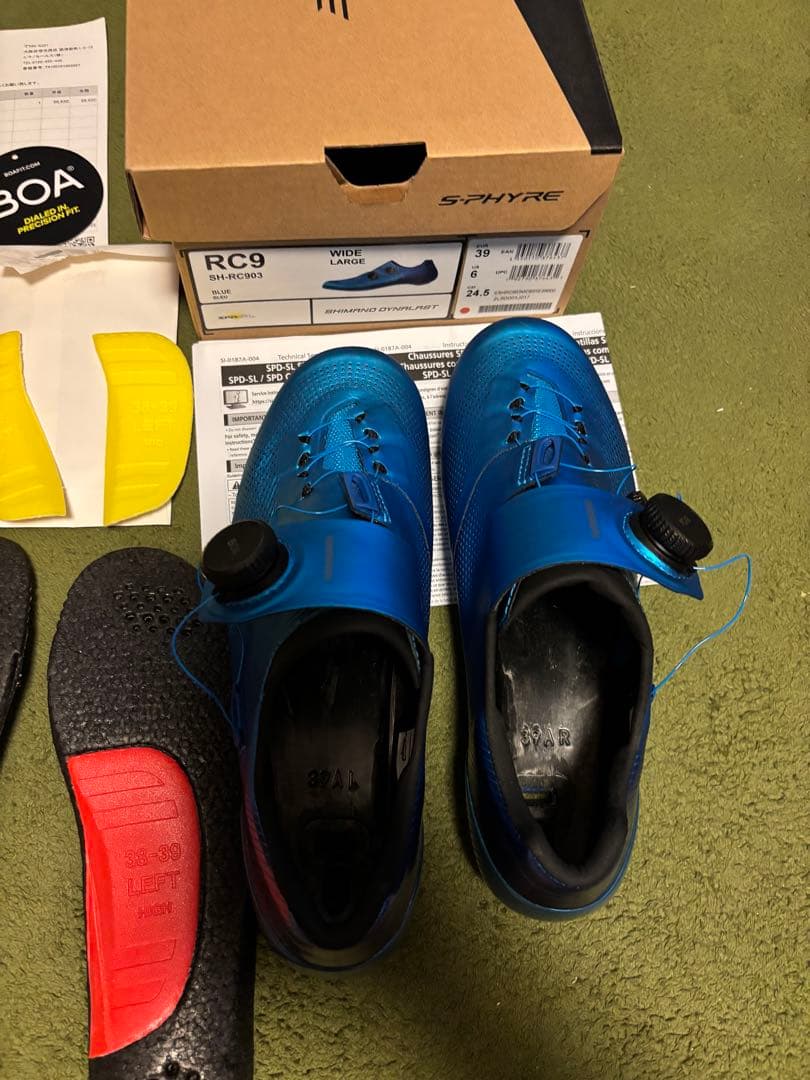 SHIMANO S-PHYRE サイクリングシューズ　24.5cm