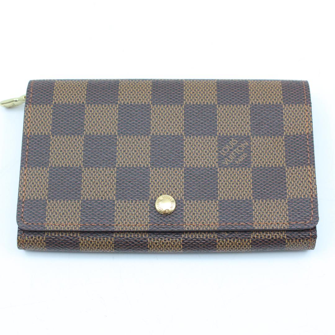 美品 ルイヴィトン ポルトフォイユ トレゾール ダミエ L字ファスナー