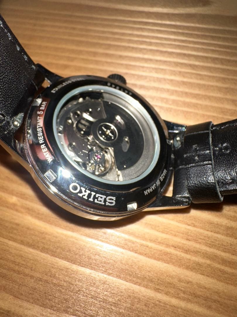 大幅値下げ　SEIKO 自動巻き時計 ブラック　日本製