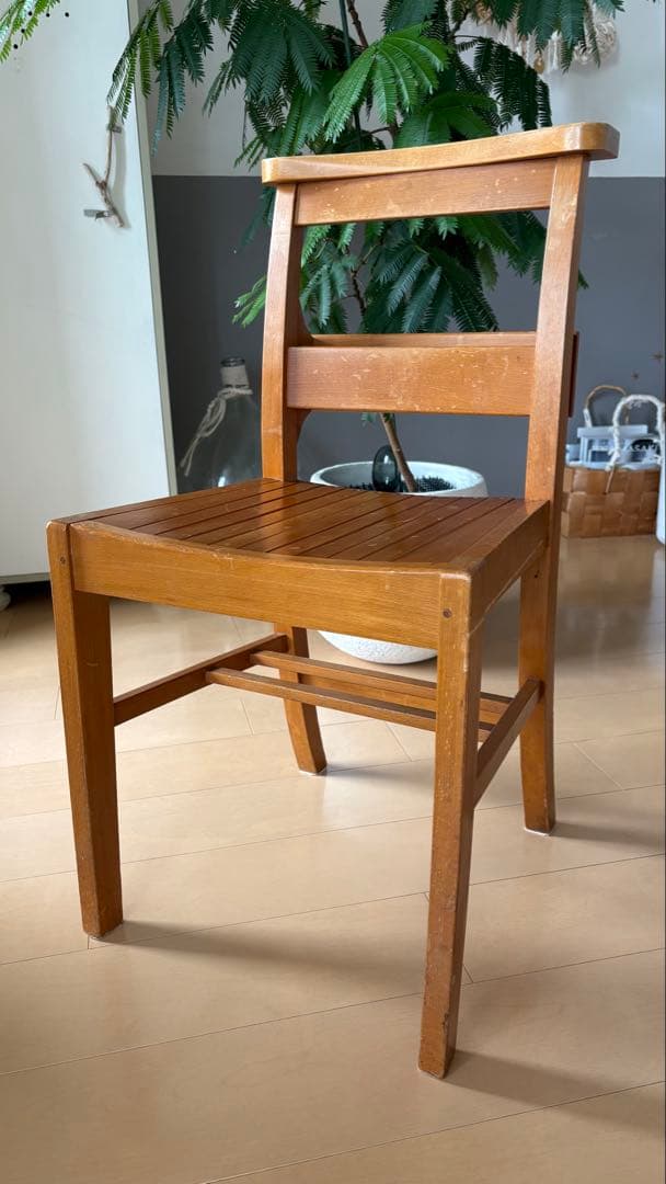 イギリスアンティーク　チャーチチェア