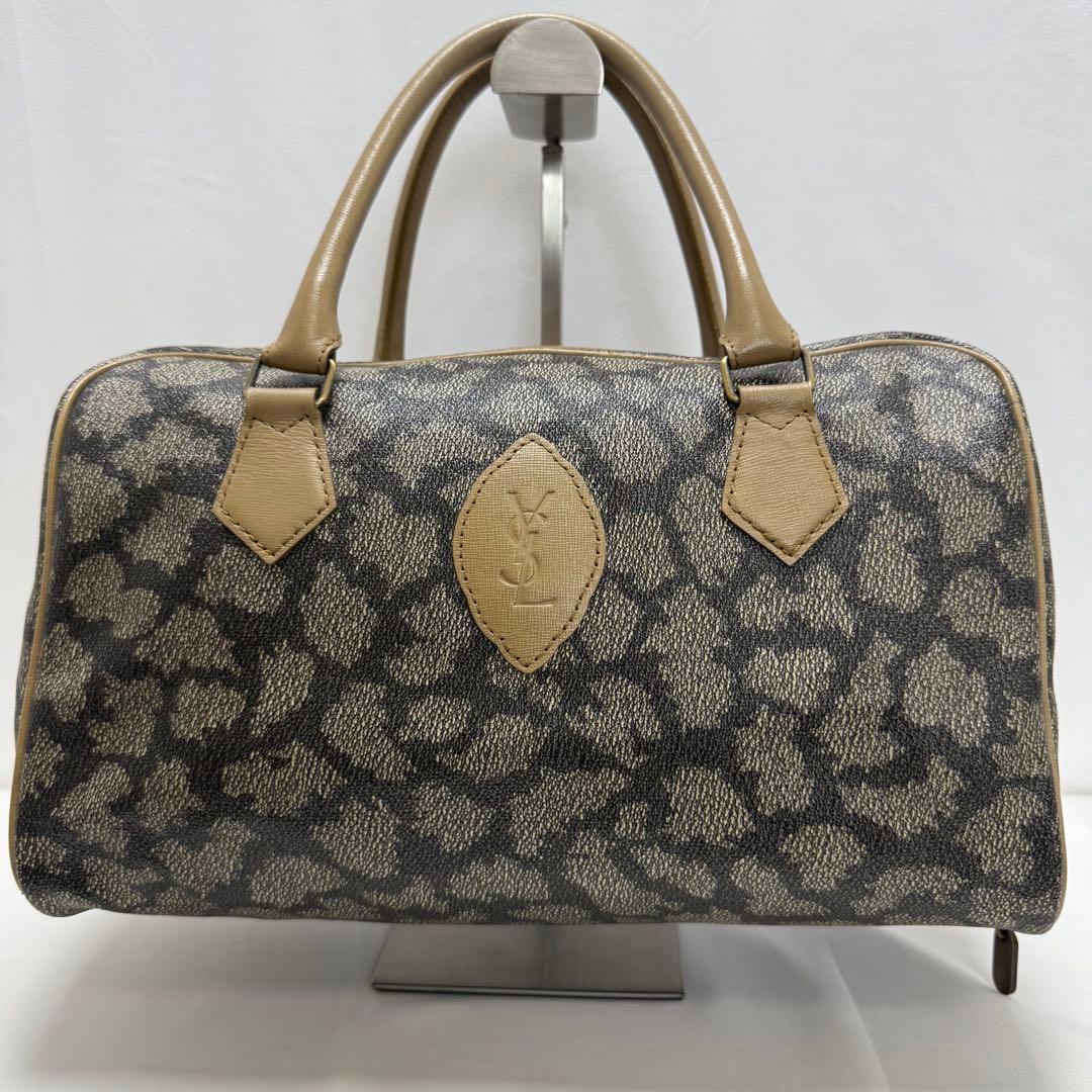 ✨美品✨サンローラン ミニボストンバッグ ヴィンテージ ジラフ柄 ハンドバッグ