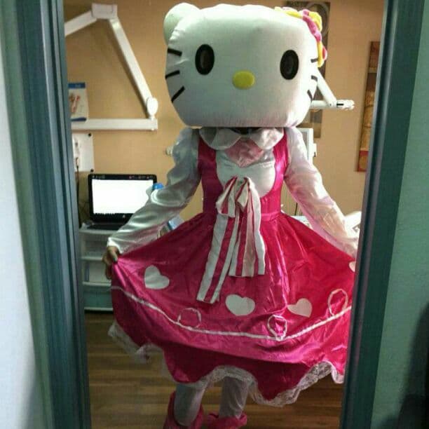 ハロウィン特価！コスプレ着ぐるみ　キティちゃん　二次会　忘年会　余興　誕生日会