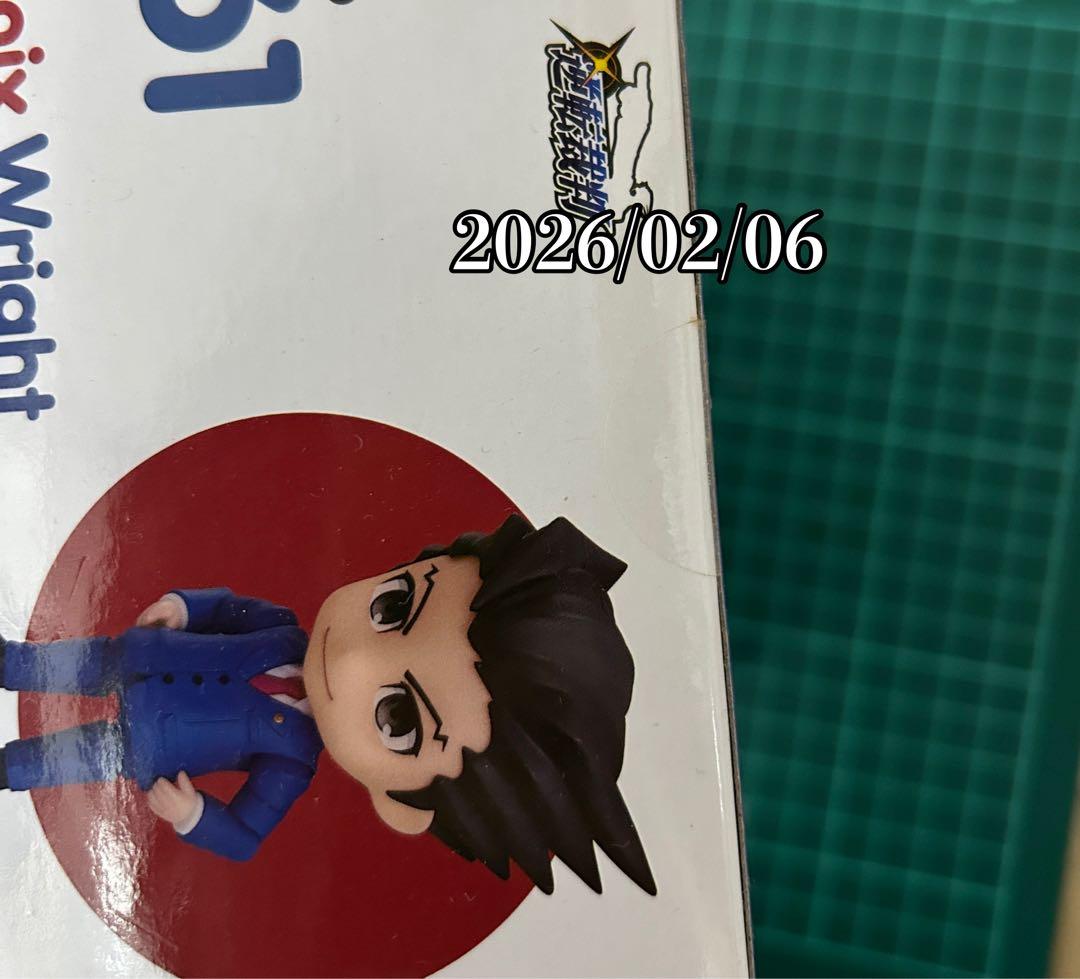 ねんどろいど 逆転裁判・成歩堂龍一　未開封・テープ部経年劣化あり