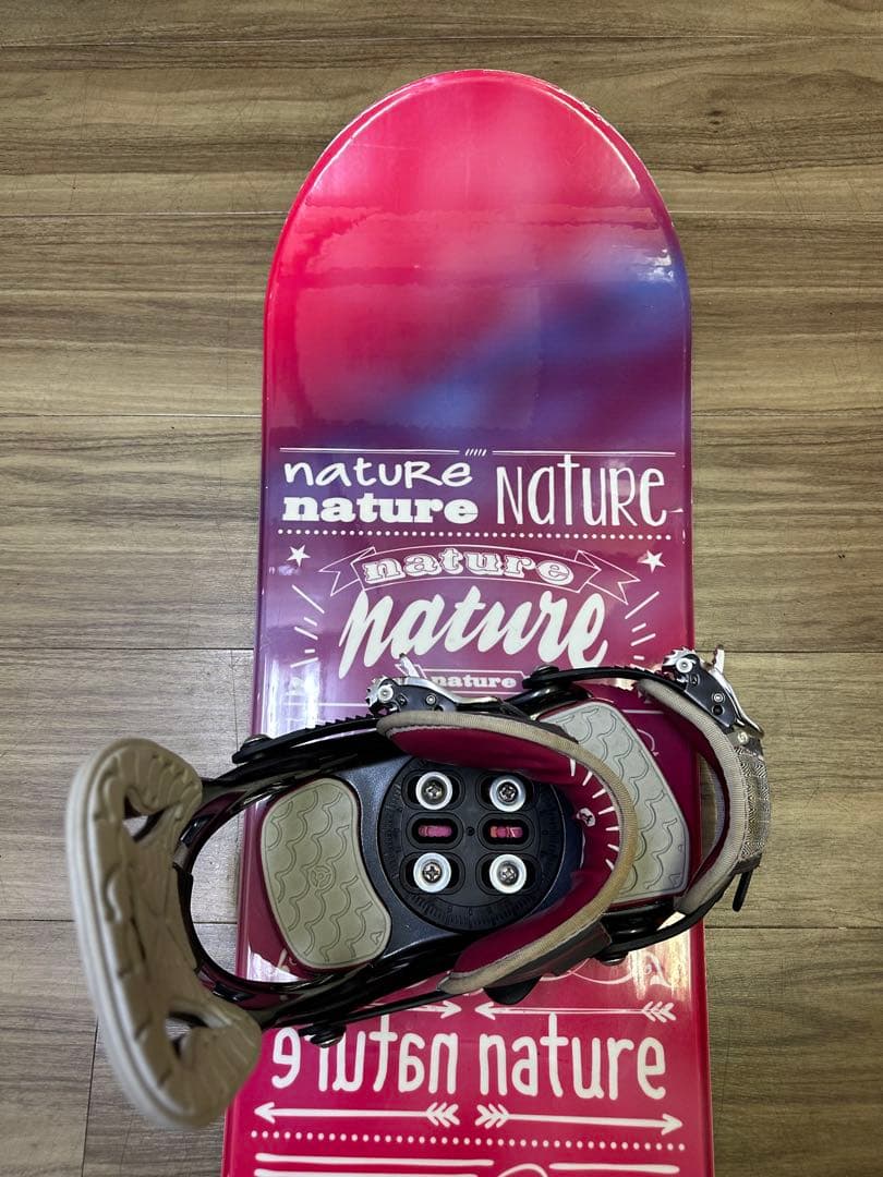スノーボード nature 142cmビンディングSALOMON size XS
