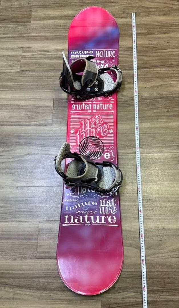 スノーボード nature 142cmビンディングSALOMON size XS