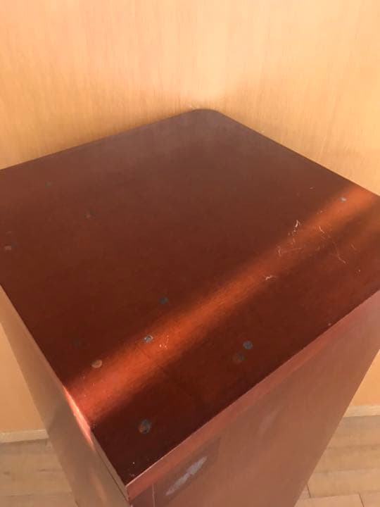 ヴィンテージ　飾り棚　2面ガラス扉