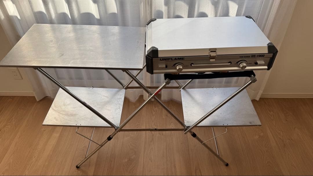 UNIFLAME（ユニフレーム）ツーバーナー&キッチンスタンド　セット