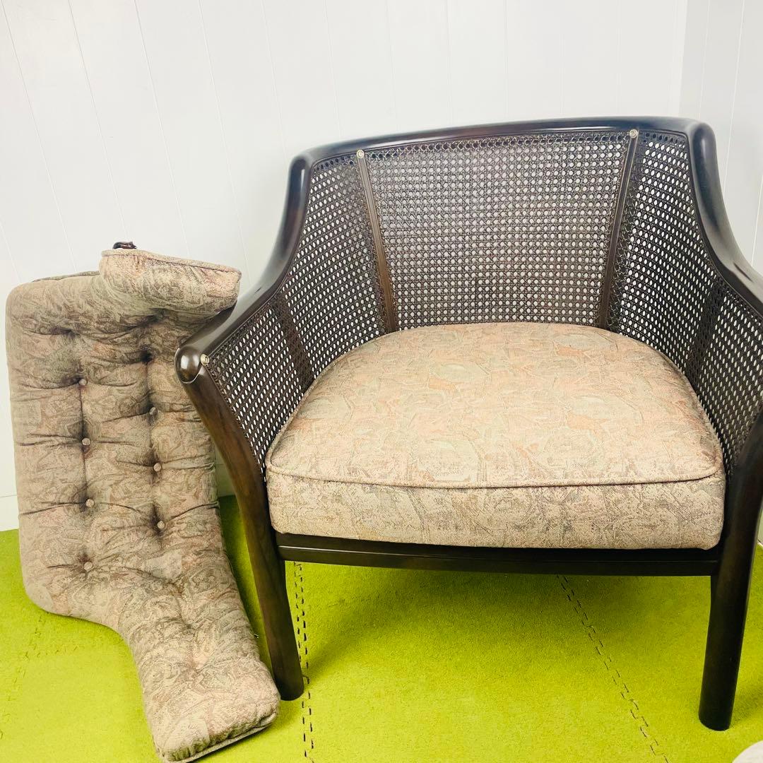 【美品】高級 Karimoku カリモク コロニアル ラタンチェア