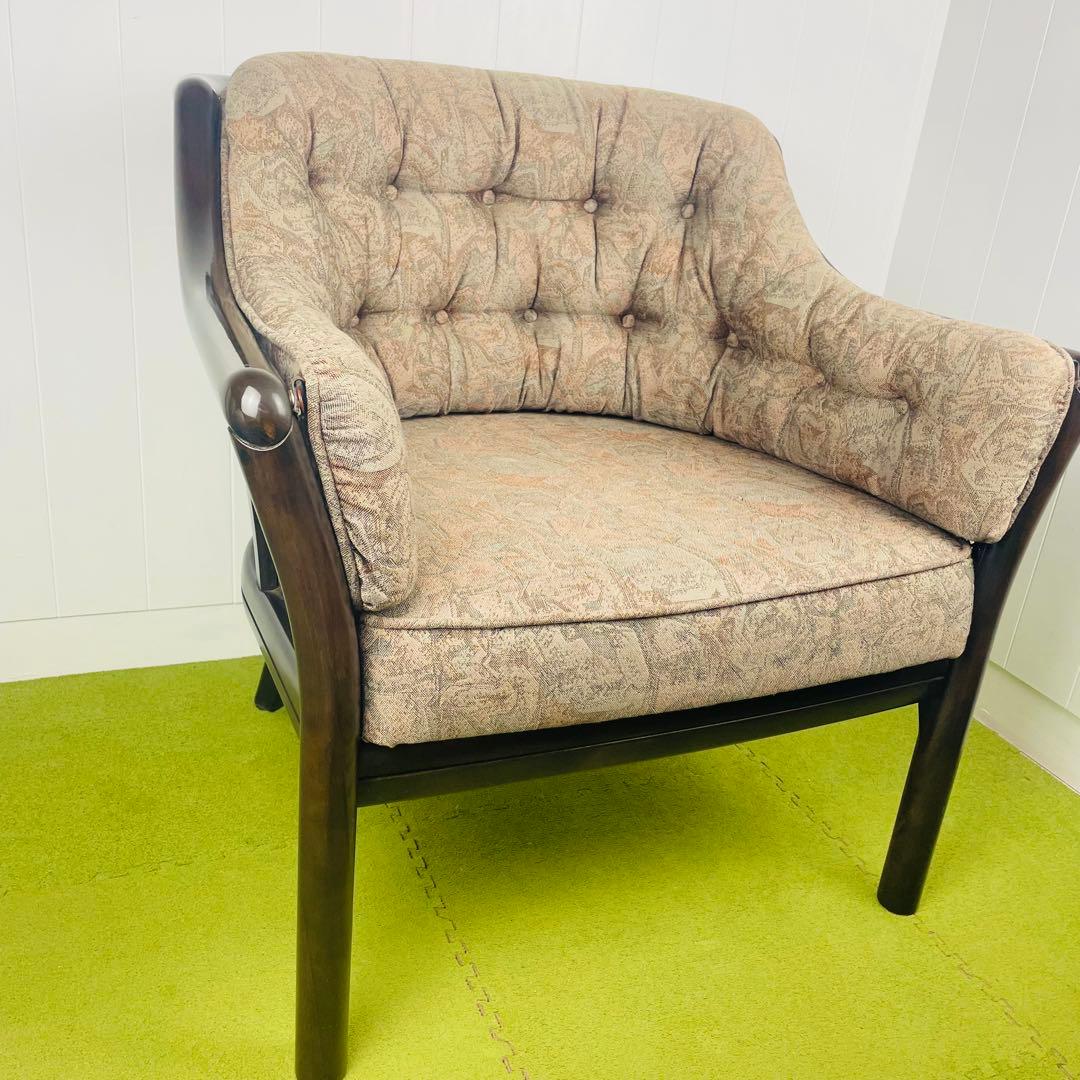 【美品】高級 Karimoku カリモク コロニアル ラタンチェア