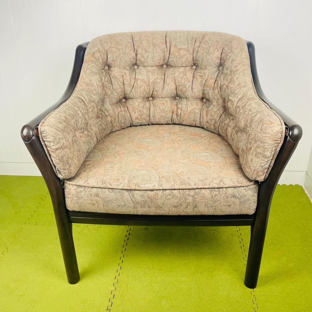 【美品】高級 Karimoku カリモク コロニアル ラタンチェア