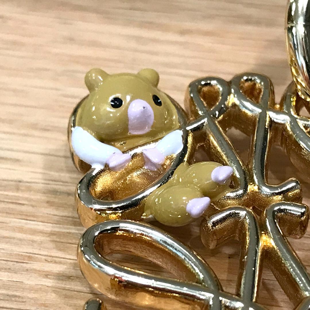 RRR様の 超美品 ロエベ スナフジタ コラボ アナグラム キーリング ハムスタ