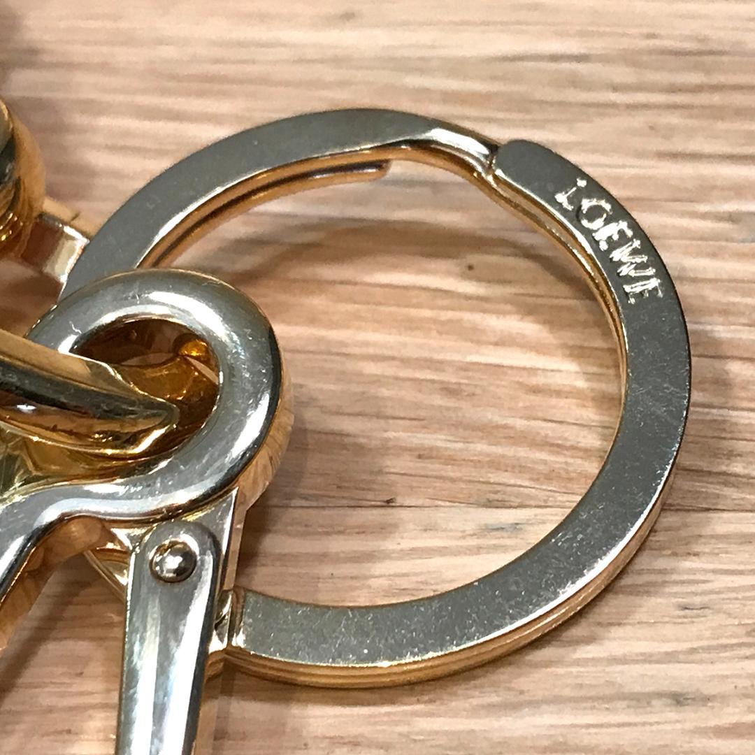 RRR様の 超美品 ロエベ スナフジタ コラボ アナグラム キーリング ハムスタ