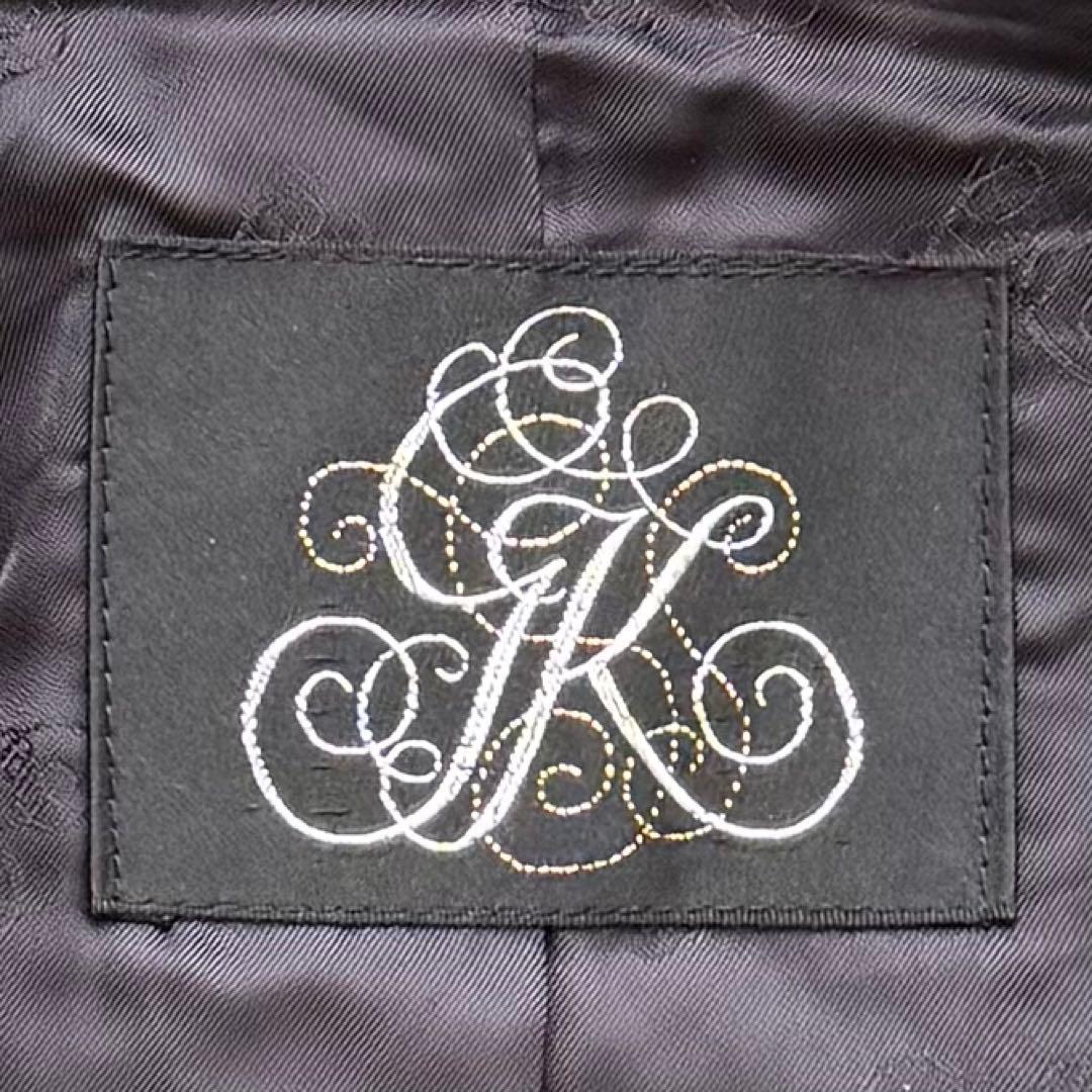 美品☆伊太利屋 ロングカーディガン ロングコート アンゴラ アニマル レオパード