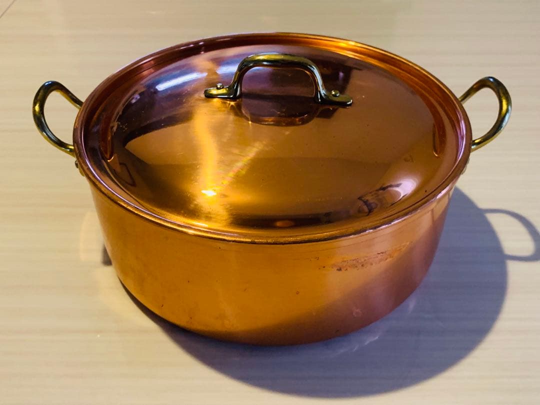 ★TAGUS ターガス 両手鍋 20cm 銅鍋 煮込鍋 調理器具 未使用★