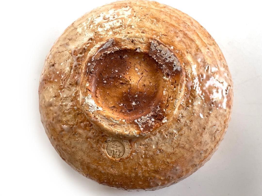 陶芸家　人間国宝　十一代　三輪休雪　萩　茶碗　萩焼　抹茶碗　共箱　三輪壽雪