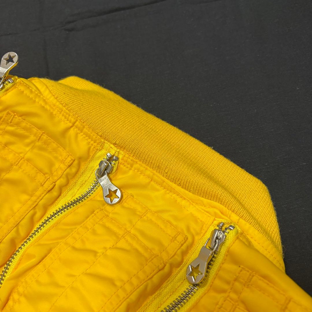 [匿名配送]PHENOMENON イエロー MA-1ジャケット