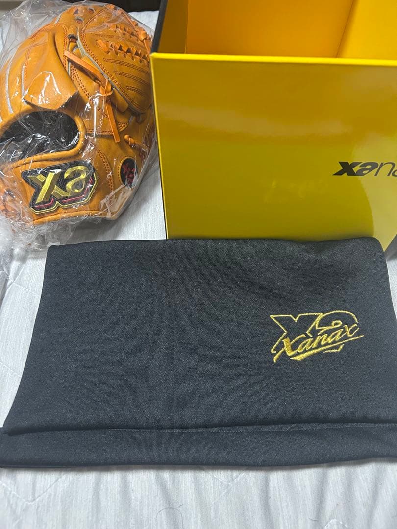 xanax XE 硬式グローブ オレンジ　藤川球児引退記念モデル