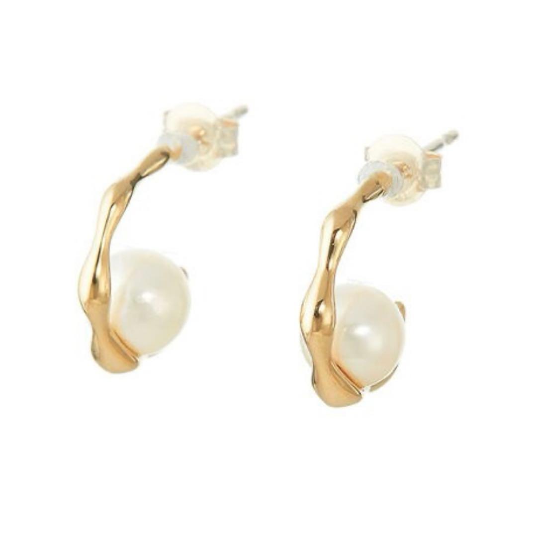 【最終お値下げ】 agete k10 パール ピアス