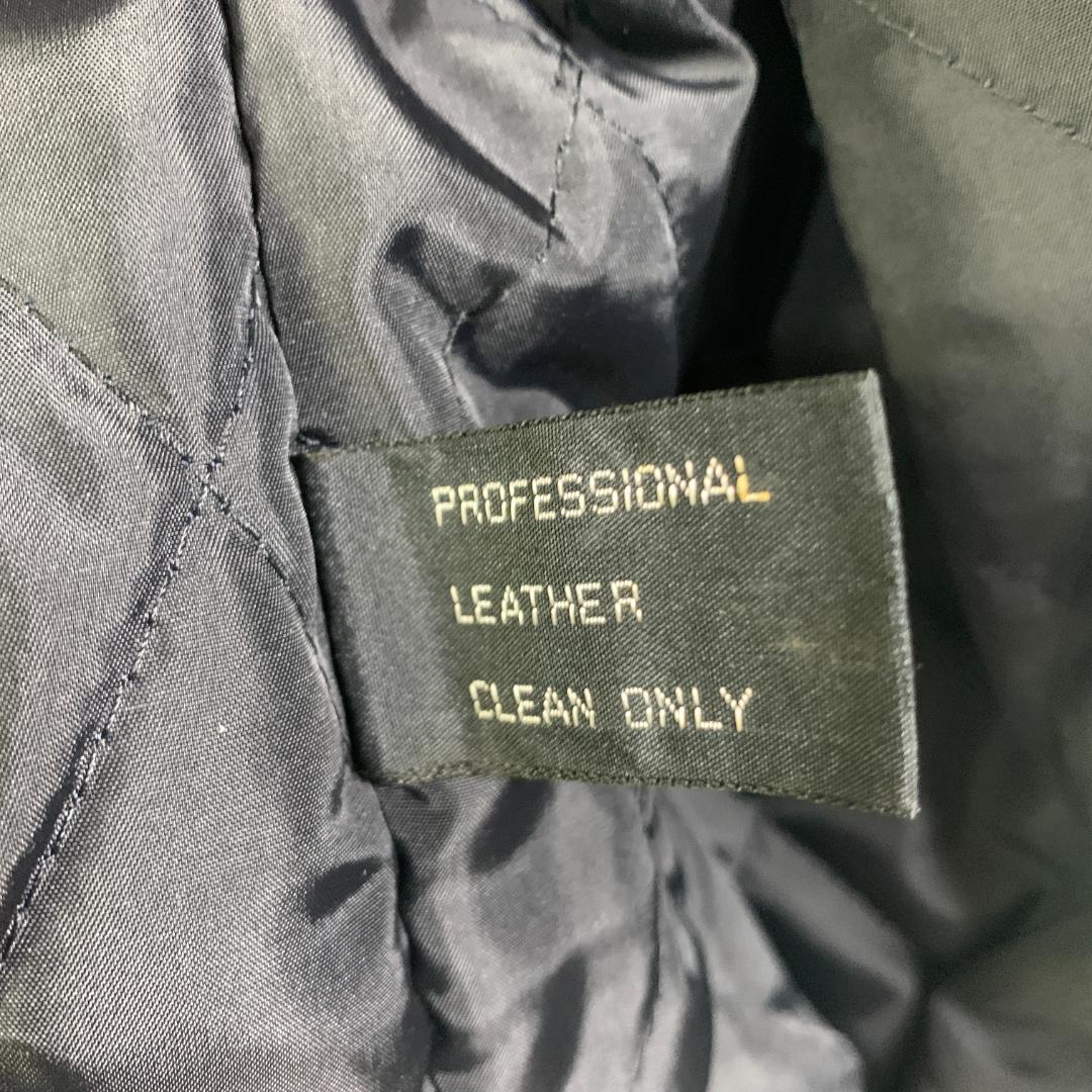 フライトジャケット レザージャケット G1 襟ボア 本革 黒 古着