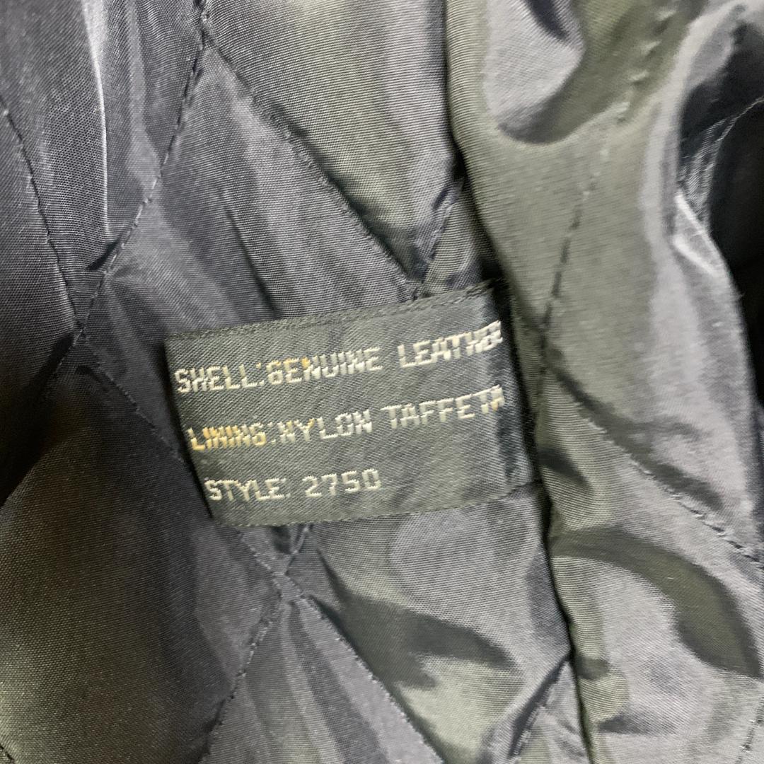 フライトジャケット レザージャケット G1 襟ボア 本革 黒 古着