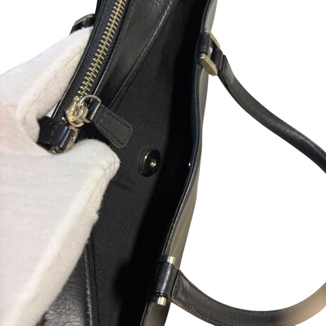 【美品】ポールスミス　オールレザー　ミニボストンバッグ　肩掛け　マルチカラー　黒