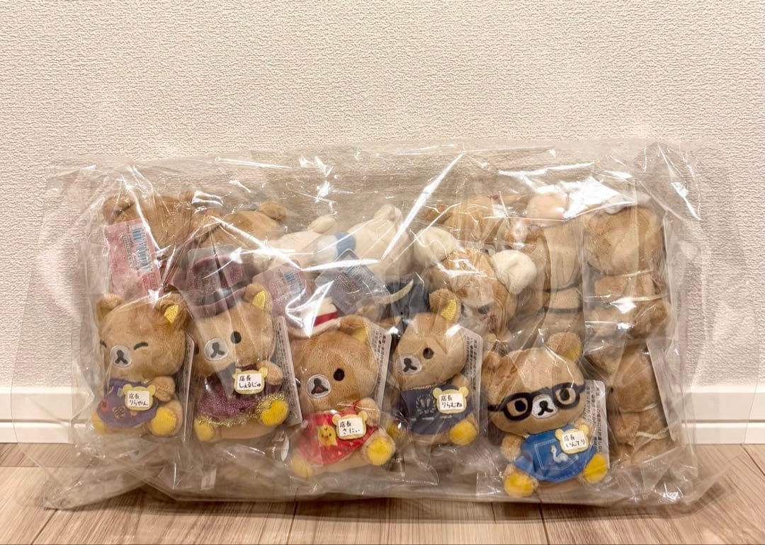 【新品タグ付】リラックマストア店長　てのりぬいぐるみ　20種セット　コリラックマ