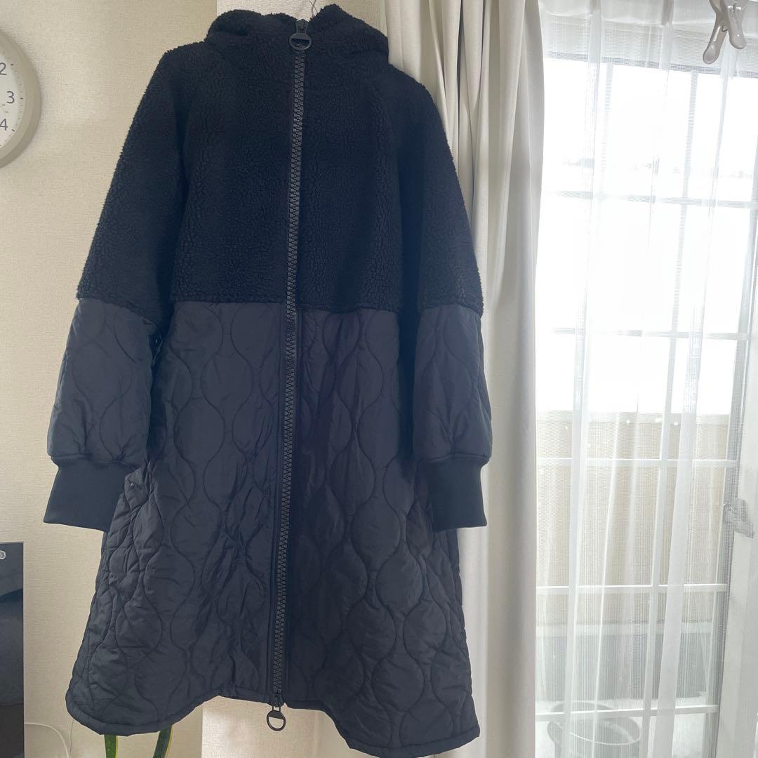 アンティカ　ロングキルトコート　フリーサイズ