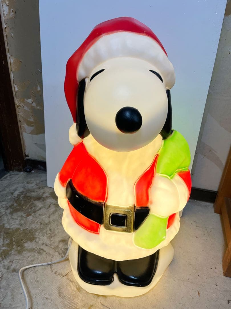 スヌーピー　クリスマスライト　点灯可能　80cm SNOOPY