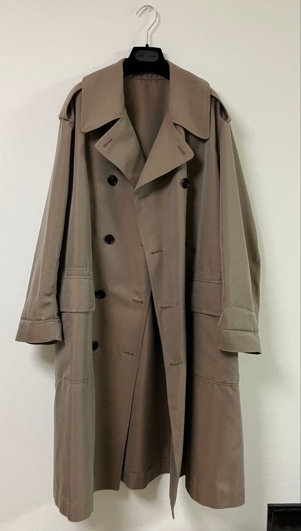 ドリスヴァンノッテン★ベージュ ダブルブレスト トレンチコート