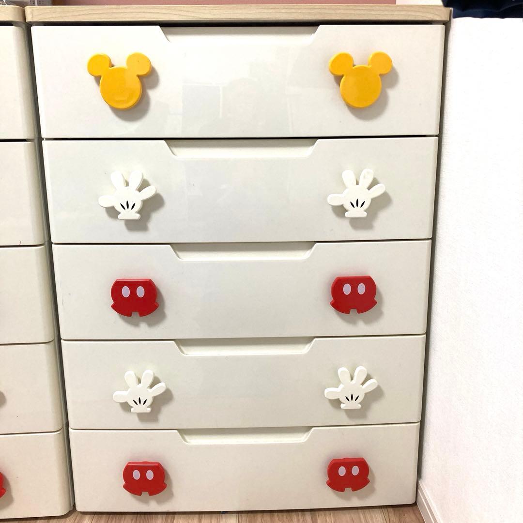 ミッキー　チェスト　5段