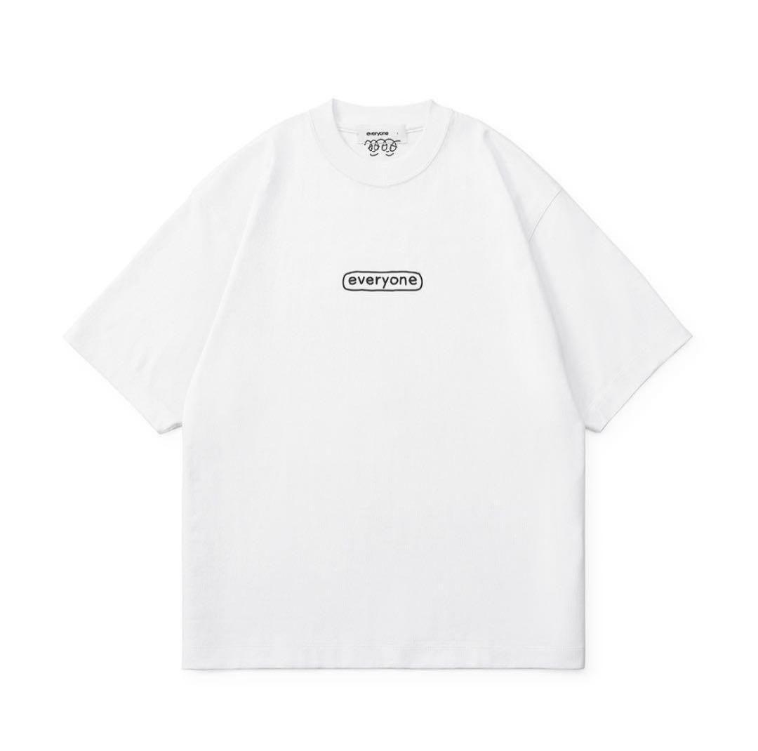 トップス everyone sketchy logo short sleeve tee L