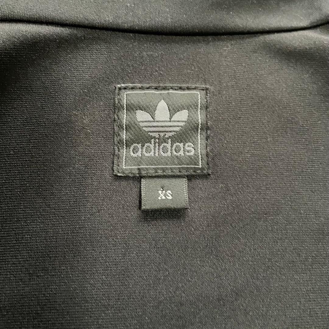 adidas 豹柄3本ライン トラックジャケット ロゴ金刺繍 フェアリーグランジ