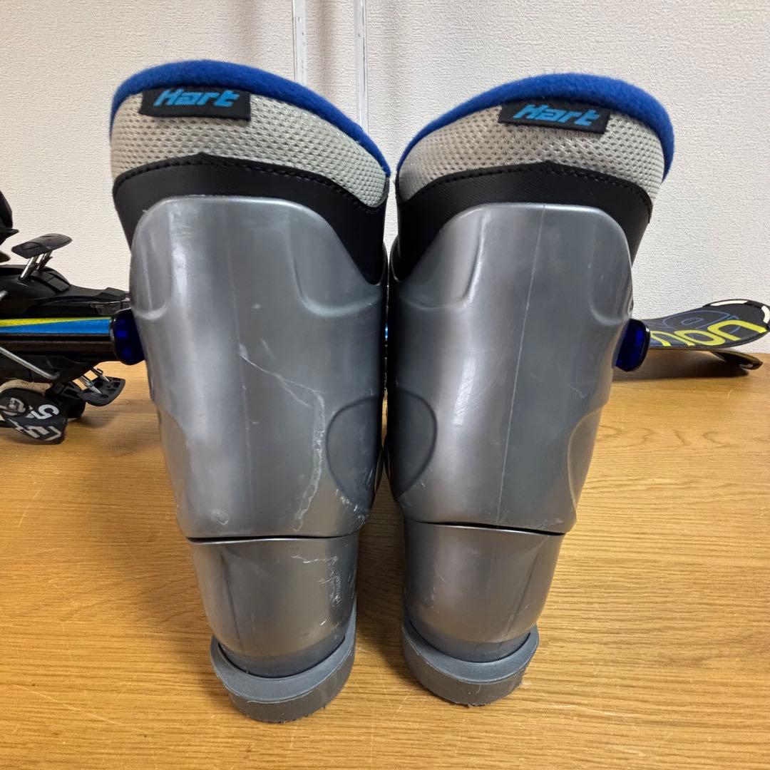 ジュニアスキーセット　ストック付　Salomon 120cm 23-23.5cm