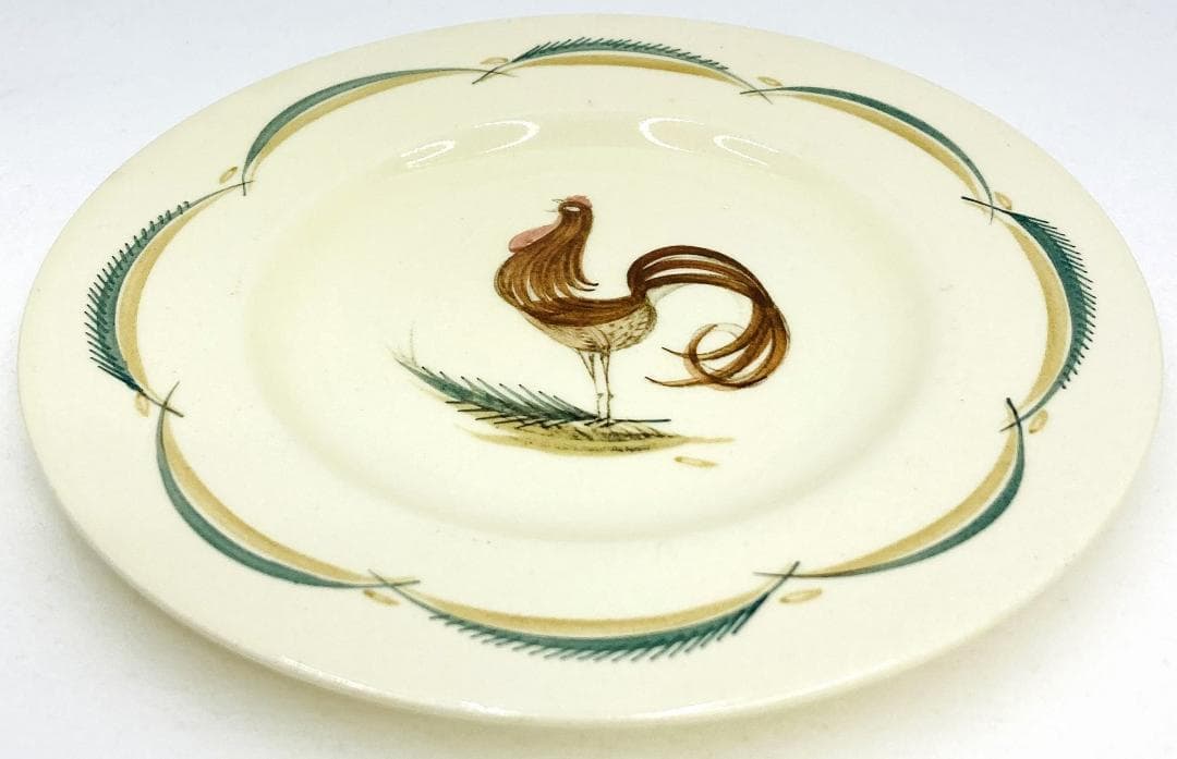 ルースター【レアパターン】サイドプレート 英国 アースンウェア スージークーパー