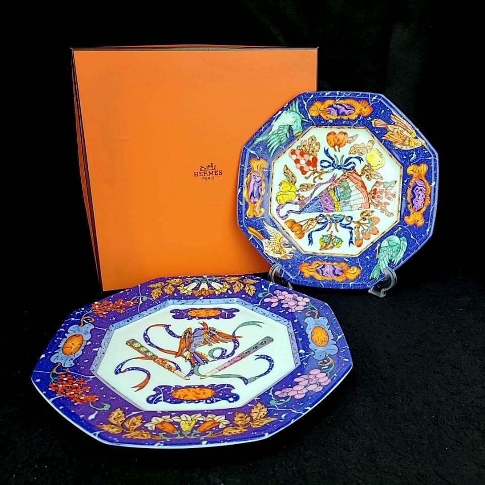 ♪美品♪エルメス　ピエール・ドリアン・エ・ドクシダン　大皿　箱つき　2枚