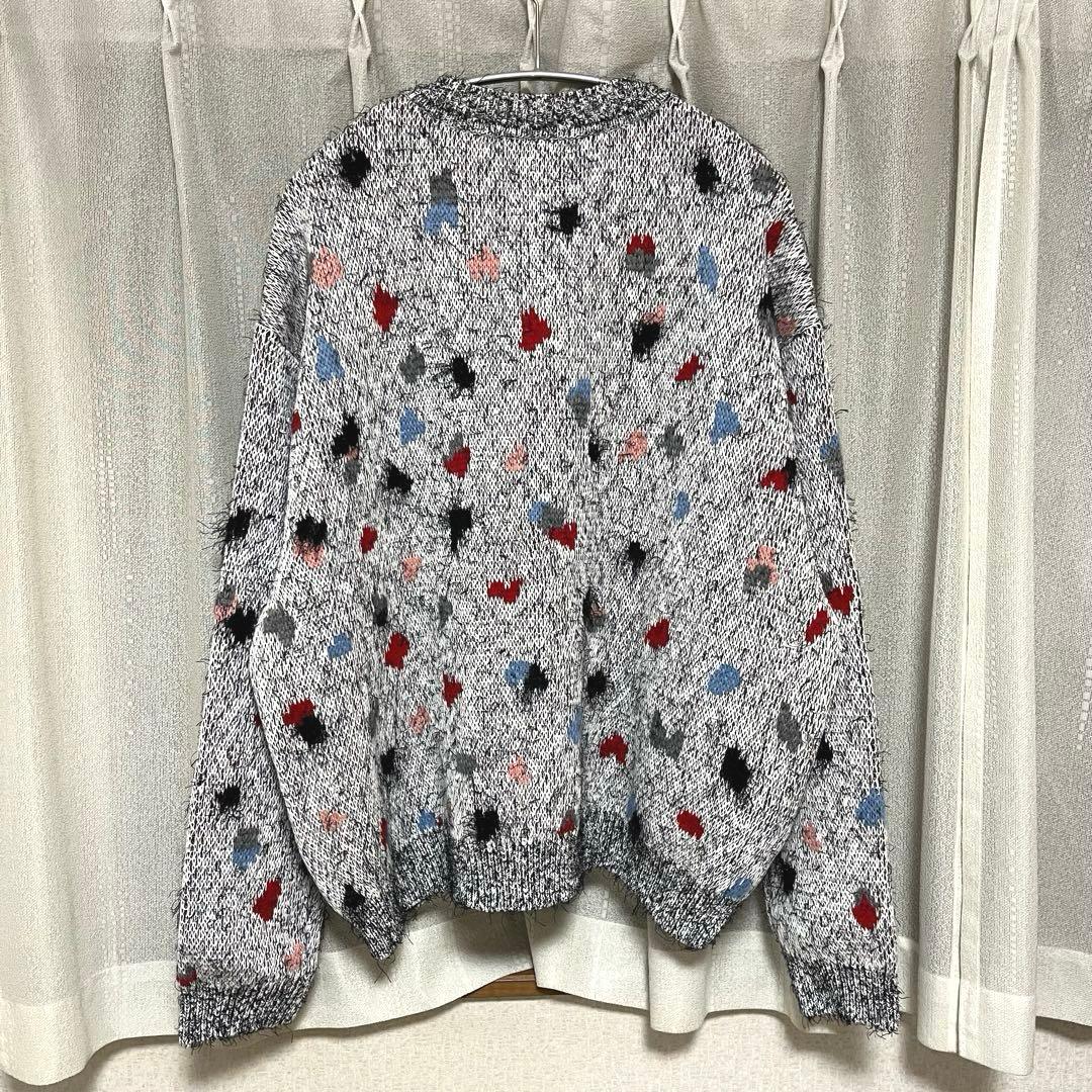 23AWコウタグシケン Doodle Cardigan ニットカーディガン