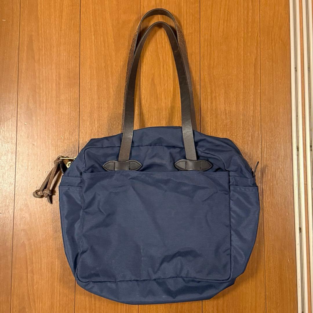 美品 フィルソン FILSONナイロンジップトートネイビー　USA製