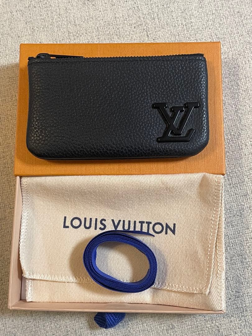 LOUIS VUITTON ブラック アエログラム ポシェット　クレケース