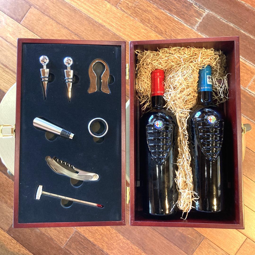 アルファロメオ SCRIMAGLIO社ワイン・ワインアイテムセット