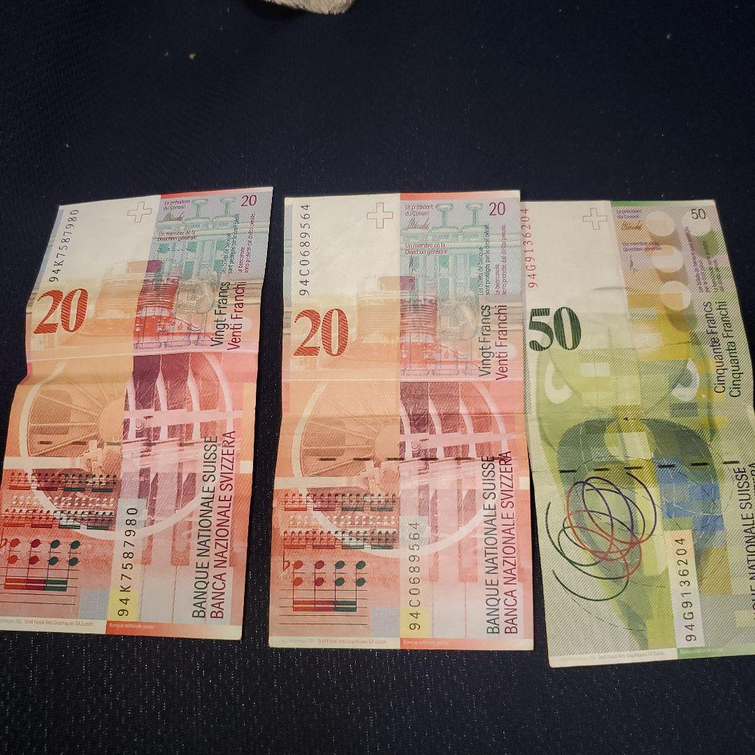 スイスフラン【現行不可能】