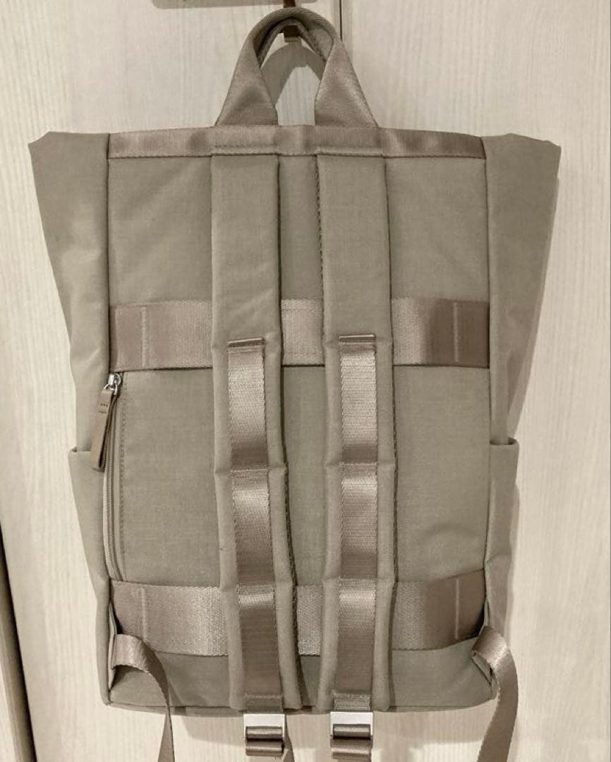 【極美品】MILESTO STLAKT バックパック リュック　ヘザーグレージュ