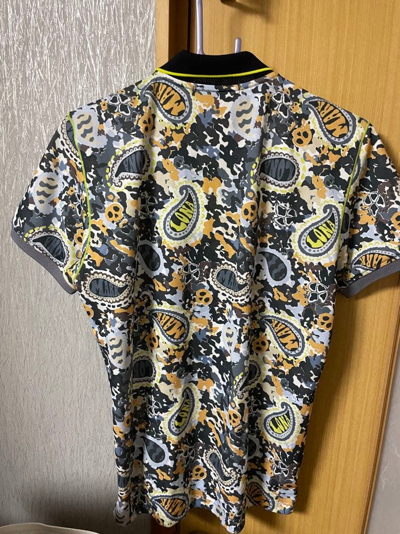 マークアンドロナ　カモフラージュ柄ポロシャツ サイズ46