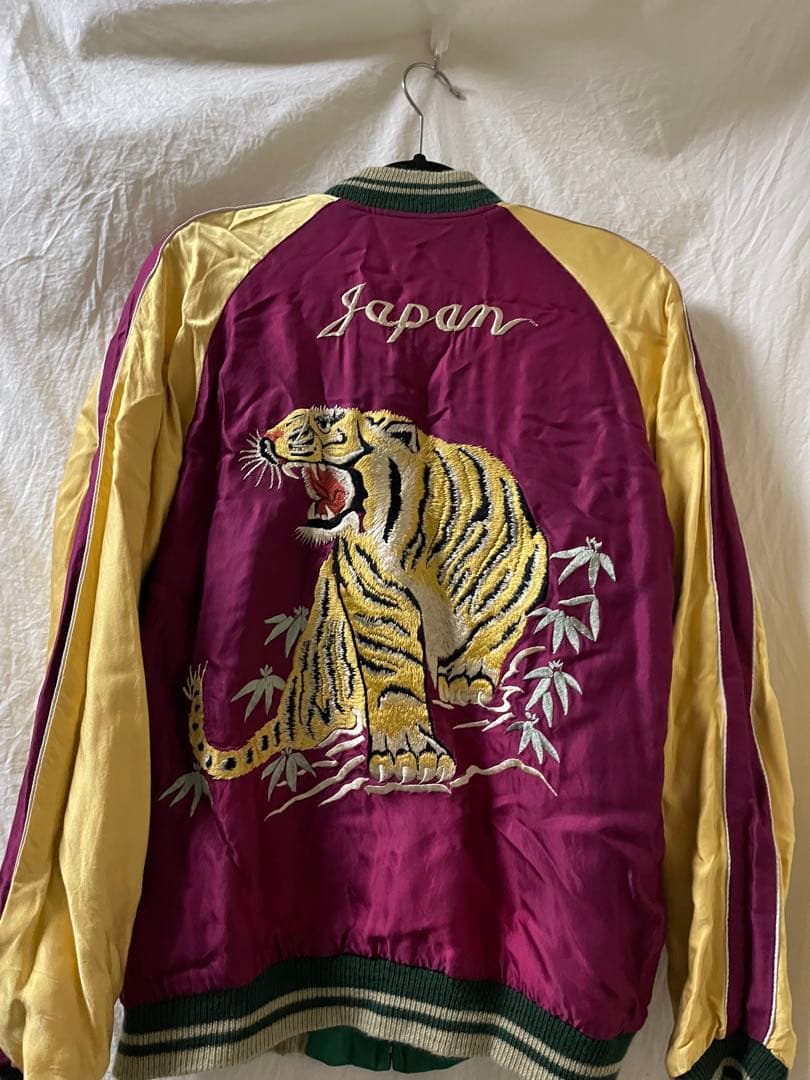 桃*ト様 テーラー・トーヨー東洋リバーシブル・スカジャン　サイズS tt1375