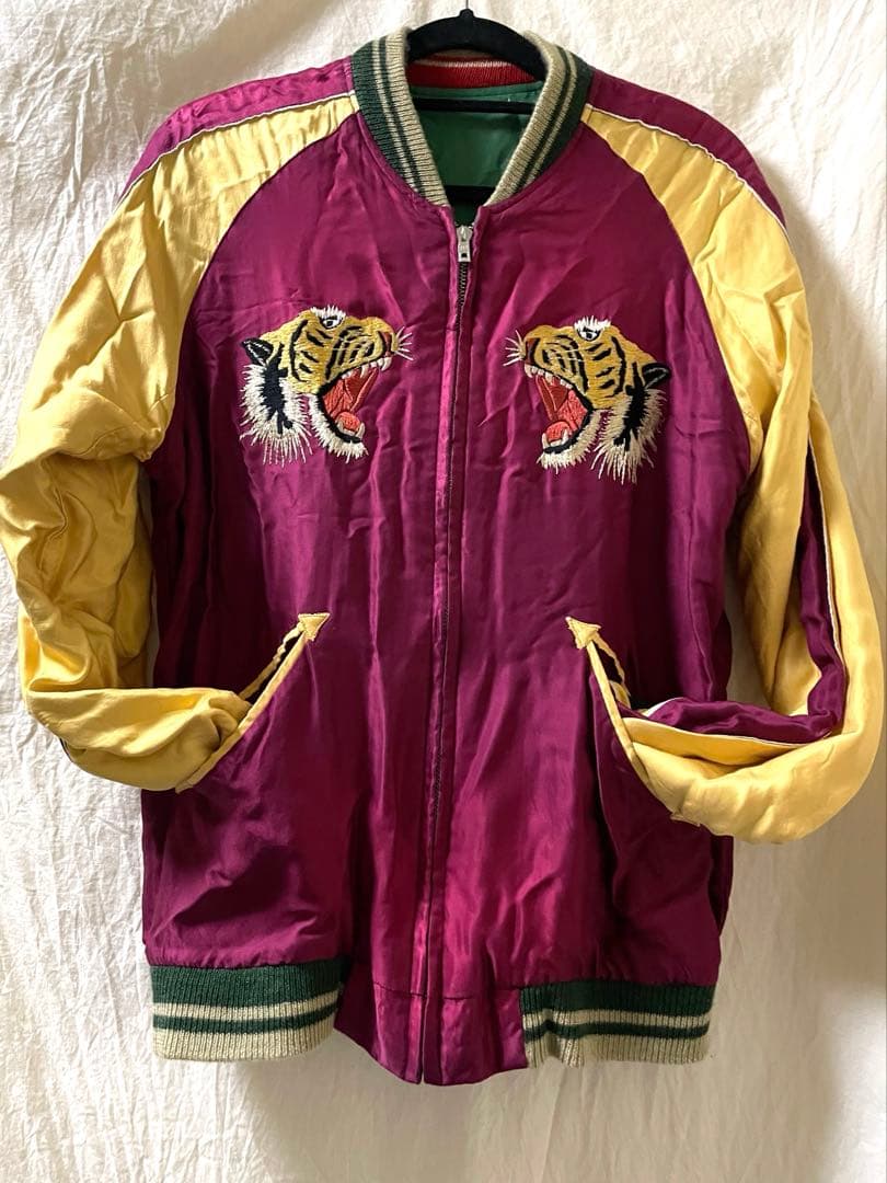 桃*ト様 テーラー・トーヨー東洋リバーシブル・スカジャン　サイズS tt1375